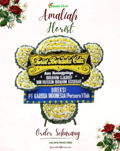 Papan Bunga Duka di Rowoboni